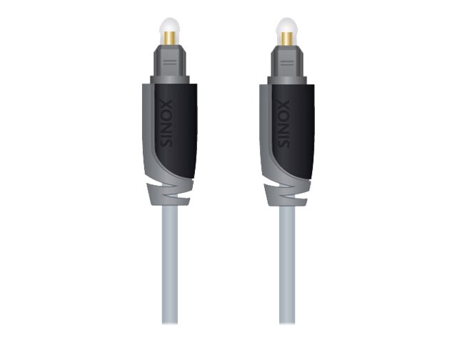 Sinox Plus+ - Digital lydkabelpakke (optisk) - TOSLINK (han) til TOSLINK (han) - 50 cm