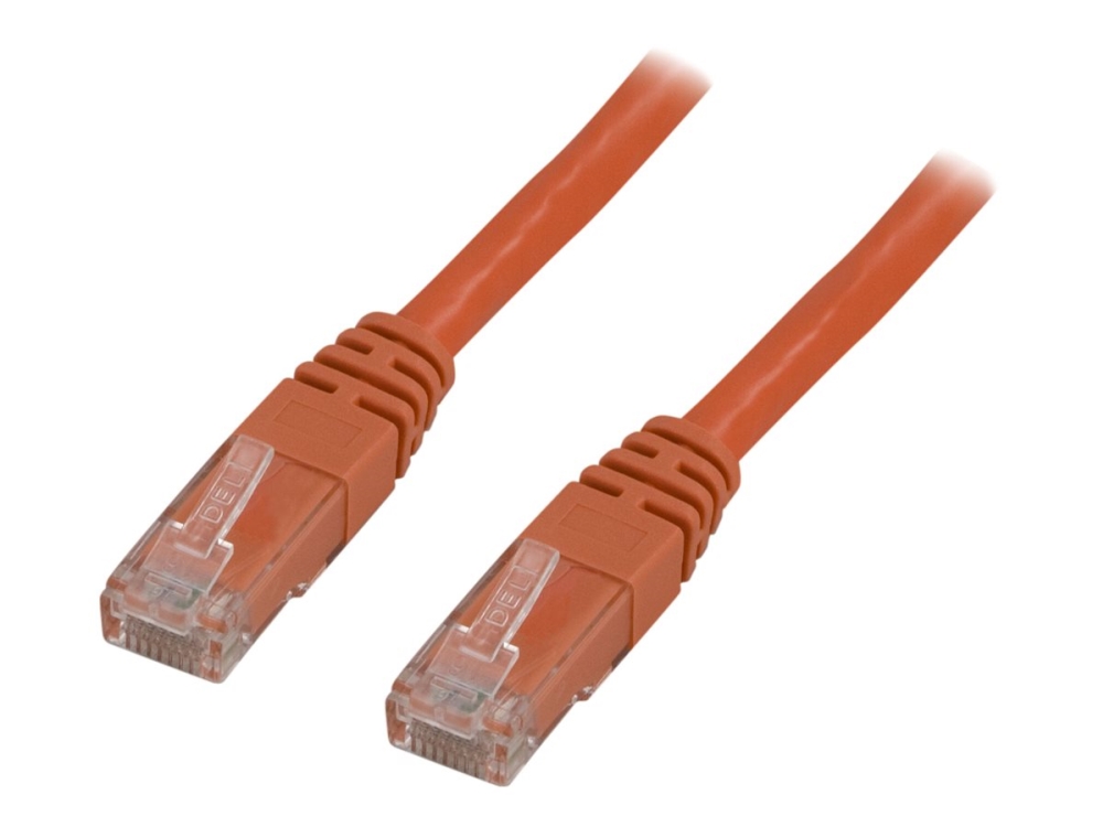 Deltaco - Patchkabel - Rj-45 (Han) Til Rj-45 (Han) - 3 M - Utp - Cat 5E - Orange