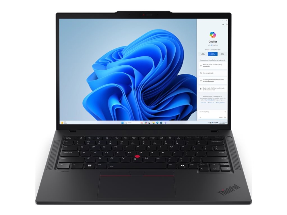 Lenovo ThinkPad T14 Gen 5 21ML - AI PC - 180 graders gångsjärnskonstruktion - Intel Core Ultra 5 - 125U / upp till 4.3 GHz - Win 11 Pro - Intel Graphics - 16 GB RAM - 512 GB SSD TCG Opal Encryption 2, NVMe, Performance - 14 IPS 1920 x 1200 - Gigabit Ethernet - Wi-Fi 6E, Bluetooth - svart - kbd: fransk