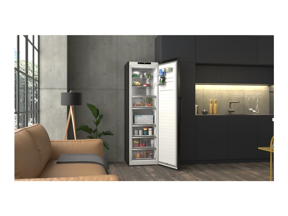 Siemens iQ300 GS36NVXCG - Fryser - stående - Wi-Fi - bredde: 59.5 cm - dybde: 66.3 cm - højde: 186.2 cm - 333 liter - Klasse C - BlackSteel
