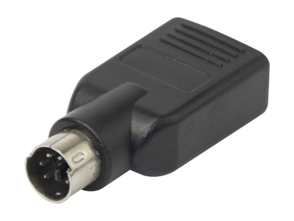 Deltaco - Tastatur-/ Musadapter - Usb (Hun) Til Ps/2 (Han)