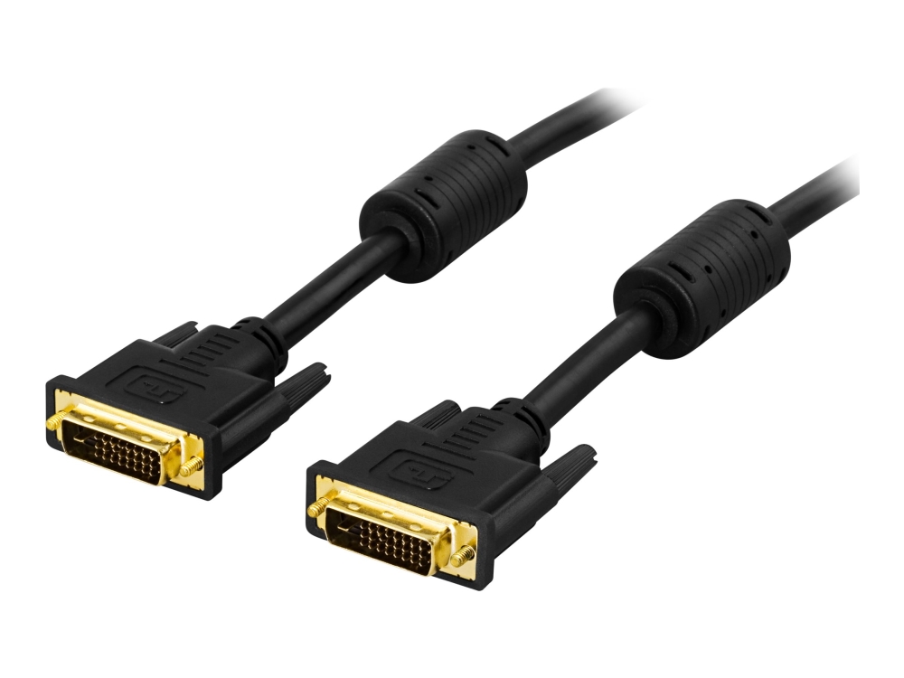 Deltaco - Dvi-Kabel - Dvi-D (Han) Til Dvi-D (Han) - 2 M