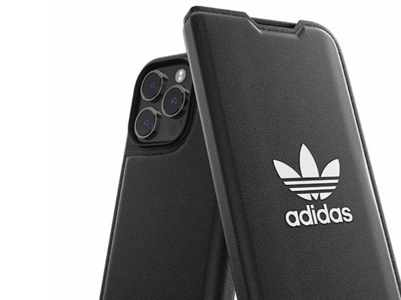 Adidas OR Booklet Case BASIC til iPhone 14 Pro (6.1), sort/hvid 50182