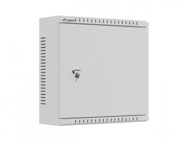 Installationsschrank Tpr 10" Mit Mesh-Platte 340 × 340 × 140 Grau Lanberg (Zusammengefaltet)