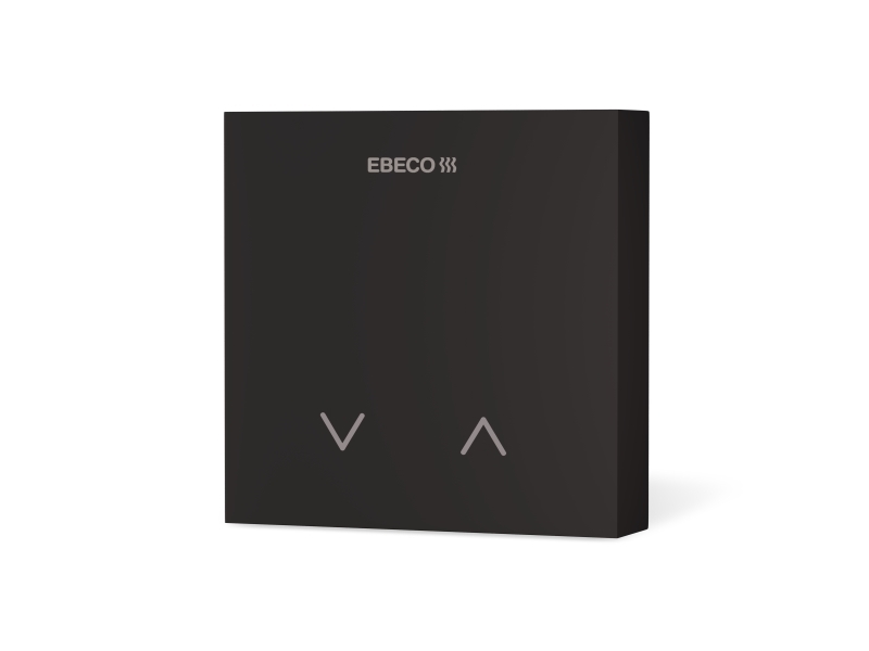 EBECO Dækfront til EB-Therm 300 ELKO Plus/RS SORT (RAL 9005)