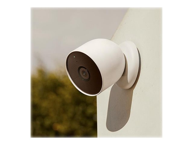 Google Nest Cam Ga01317-Es Überwachungskamera Kabellos 1080P Innen/Außen, Schnee
