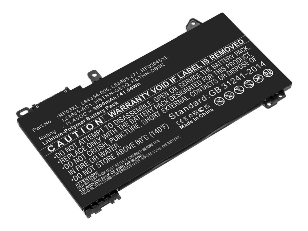 Coreparts - Batteri Til Bærbar Computer (Svarende Til: Hp Hstnn-Db9r, Hp Hstnn-Ob1q, Hp L83685-271, Hp L83685-Ac1, Hp L84354-005, Hp Rf03045xl, Hp Rf