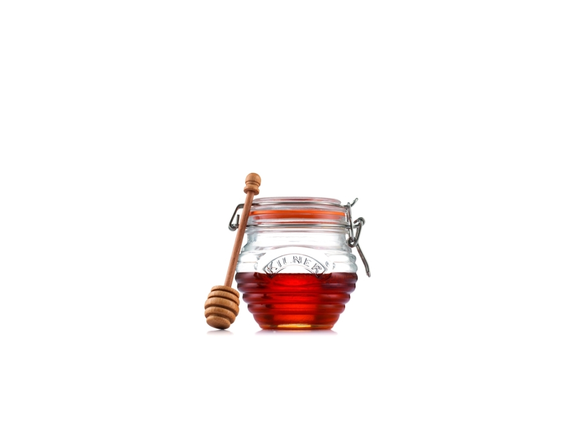 Honningkrukke med ske 400ml KILNER®