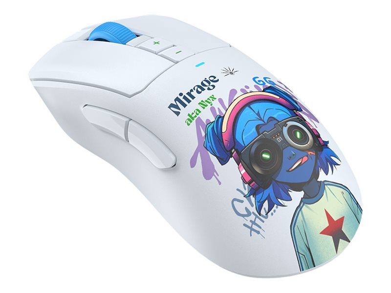 Bloody Gpw50 - Gamepad - Trådløs - 2.4 Ghz - Sportsrød - For Pc, Android, Sony Playstation 3