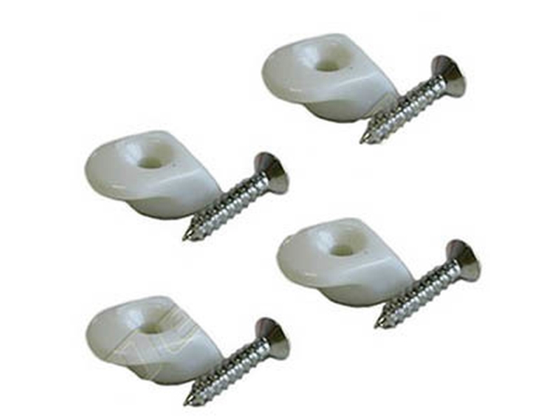 Blue Performance White Hooks / Screws