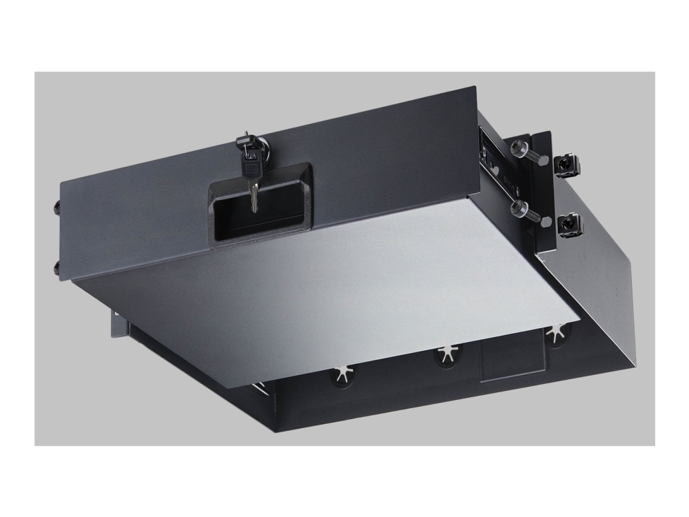 Startech.Com 3He Abschließbare 19 Zoll Rack Schublade Aus Stahl Für Av, Netzwerk, Serverschränke, 10Kg Tragkraft, Hintere Kabeldurchführungen, Inkl.S