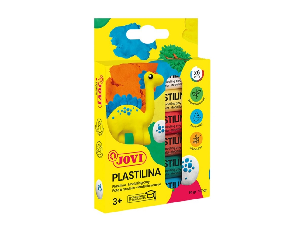 JOVI Plastilina Ler til modellering Assorteret