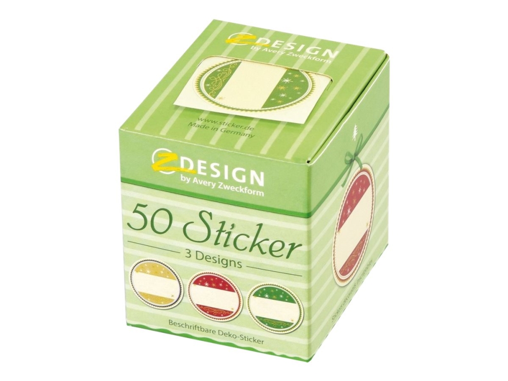AVERY Zweckform Aufkleber Sterne Motiv Selbstklebend 50 Stück - Image 4