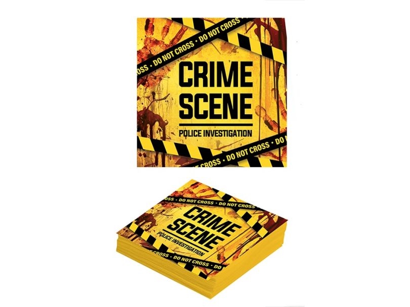 Servietter Crime Scene - 20-pak
