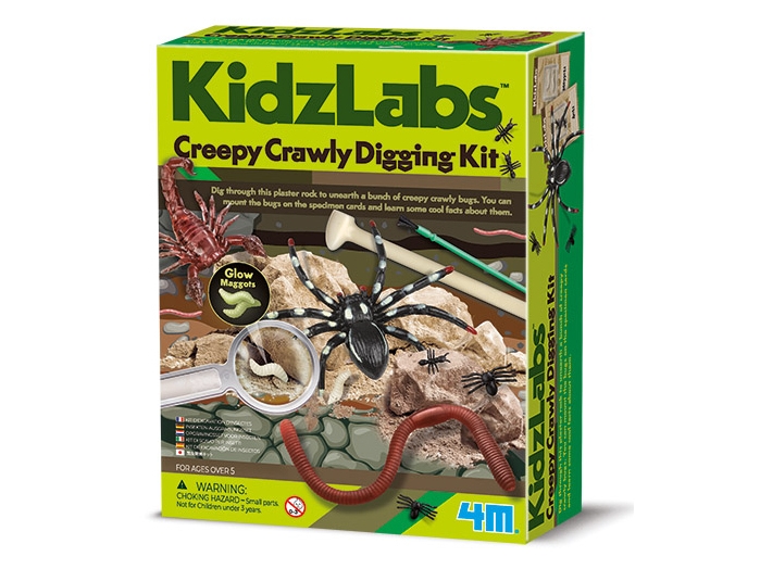 4M Creepy Crawly Digging Kit, Vitenskapsleketøysett, Arkeologi