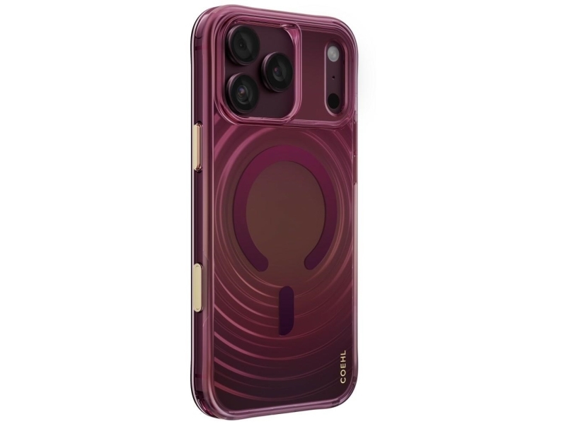 Etui Uniq Coehl Vela Do Iphone 18 Promax / 17 Pro Max Magnetic Charging Bordowy