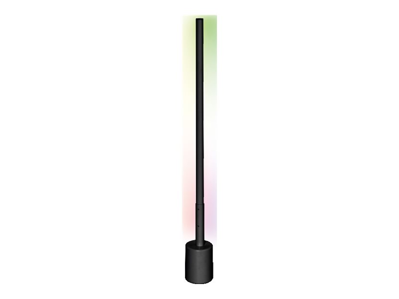 Osram SMART+ Wifi Floor Corner Black SLIM RGB + TW + RC, Svart, Spelrum, Gjuten aluminium, Plast, IP20, II, 8 W