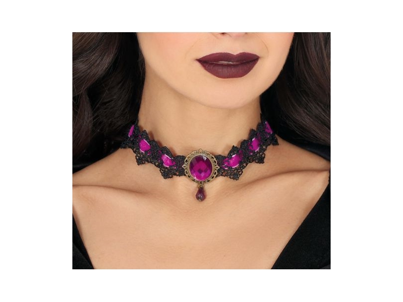 Sort Og Lilla Choker