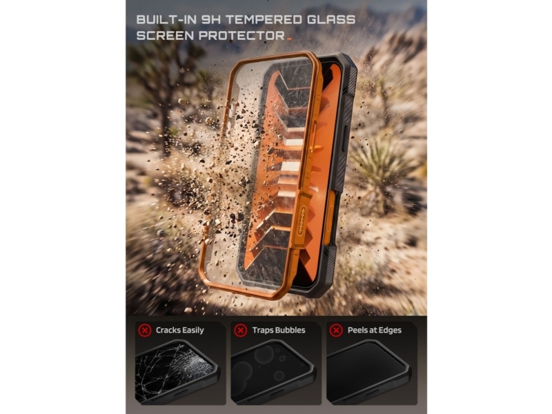 Supcase Grip Pro Mag Magsafe Case For Iphone 18 Pro / 17 Pro - Orange