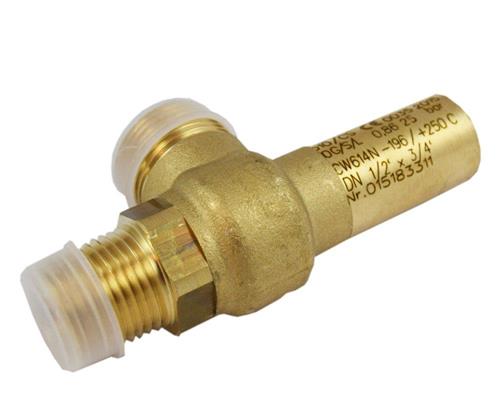 Sikkerhedsventil 80 bar 1/2''NPT x 1''G