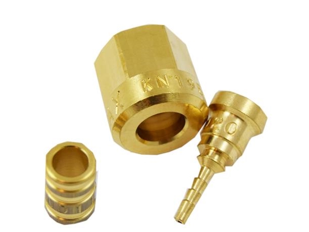 Nippel ligeløb 1/4'' m. udløser 10 stk/pk