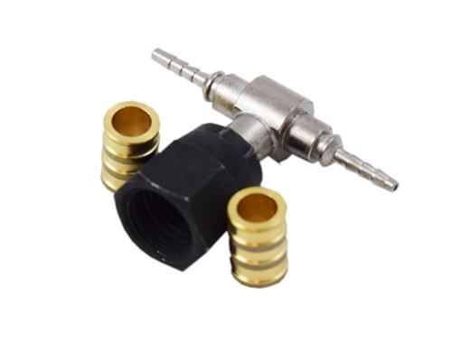 T-nippel KPB0C2 1/4'' DN2 med omløber