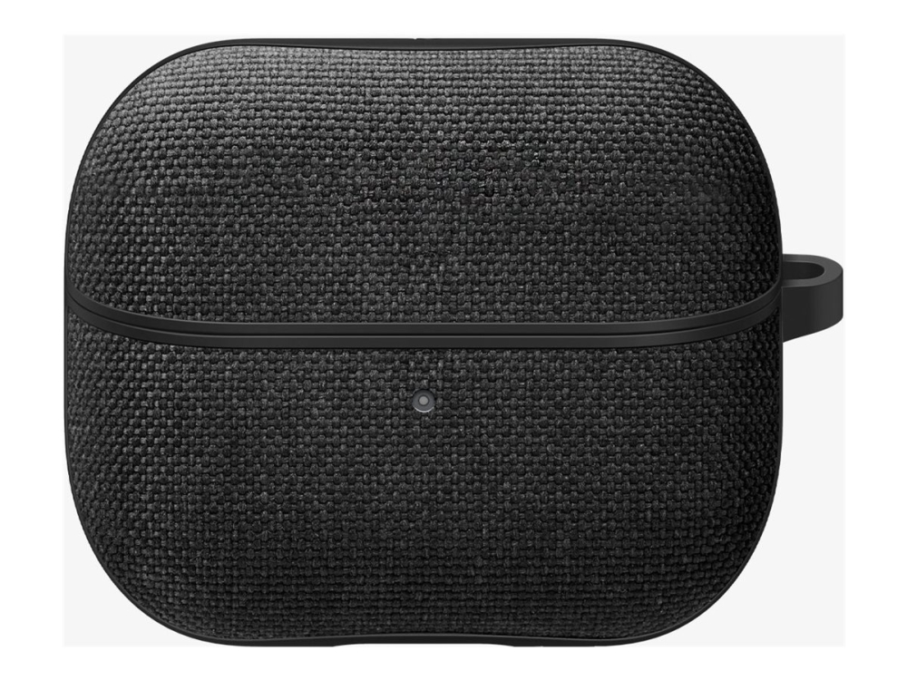 Spigen Urban Fit - Taske til trådløse ørespidsers opladningsetui - polykarbonat, premium knitted fabric - sort - for Samsung Galaxy Buds3, Buds3 Pro