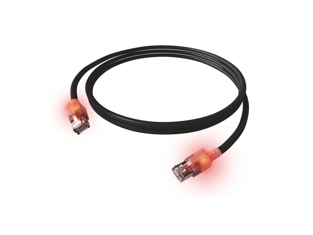 Sacon S/Ftp Kabel Kat.6A, 2M, Schwarz (21.15.2372)