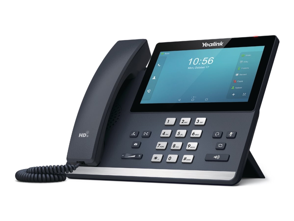 Yealink T67LTE - VoIP-telefon - med Bluetooth interface med nummerpresentation/samtal väntar - IEEE 802.11a/b/g/n/ac (Wi-Fi) - 6-vägs samtalsförmåg - SIP, SIP v2 - klassiskt grå