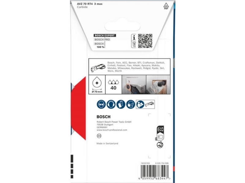 BOSCH Mortar remover EXPERT AVZ 70 RT4 3 max, O 70 mm (2.608.902.055)