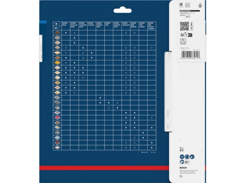 Bosch Saw Blade Expert Aluminium For Circular Saw, 254 × 2.4/1.8 × 25.4 Mm, T80 (2.608.902.243)