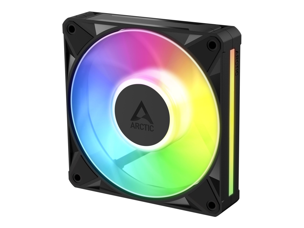 ARCTIC BioniX P12 A-RGB 120 mm kabinetblæser 1-pak - sort med PWM og A-RGB