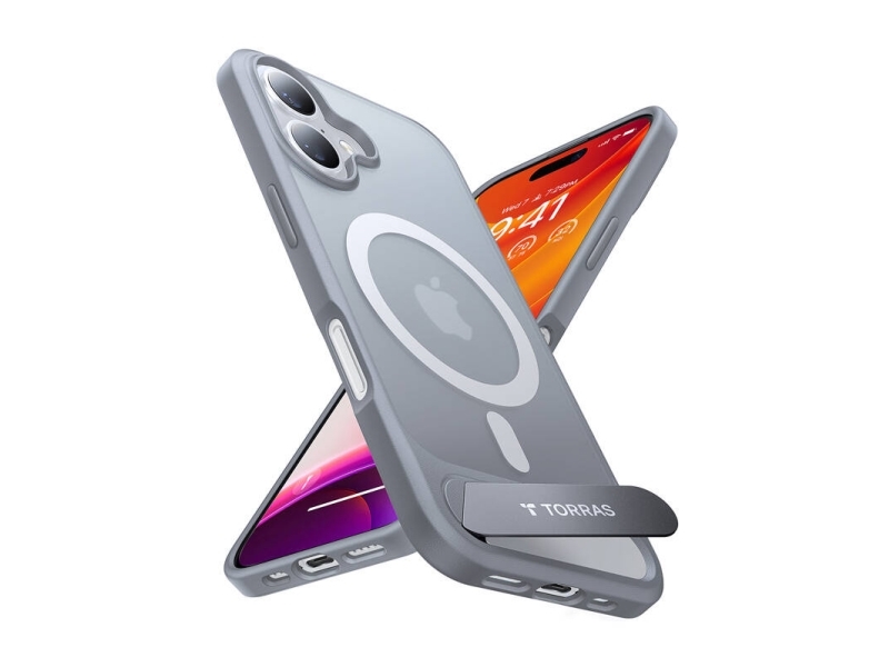 Etui Torras Pstand Series Do Iphone 16 Plus (Titanium Gray)