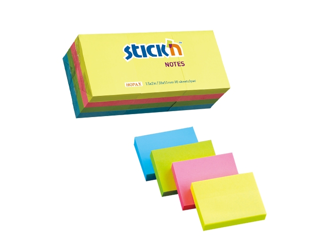 Notizblock 38X51mm 100 Blätter 12Er Pack Sortiert