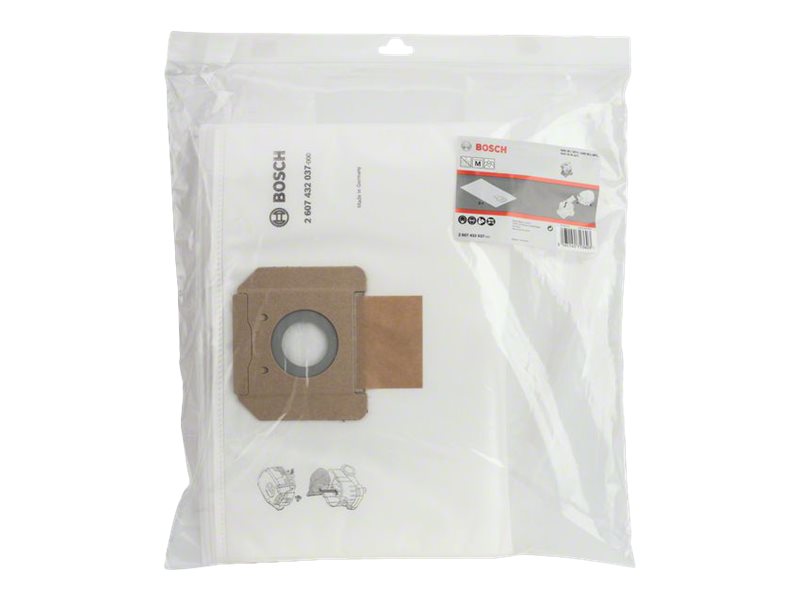 Bosch filterposer til støvsuger, 5 stk., fleece, til GAS 35 L AFC, GAS 35 M AFC og GAS 35 L SFC+