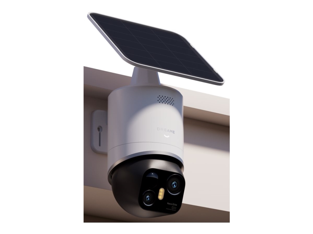 Dreame Navo Elite 1 OutCam - Nätverksövervakningskamera - PLZ - kupol - utomhusbruk - färg (Dag&Natt) - 3840 x 2160 - fast lins