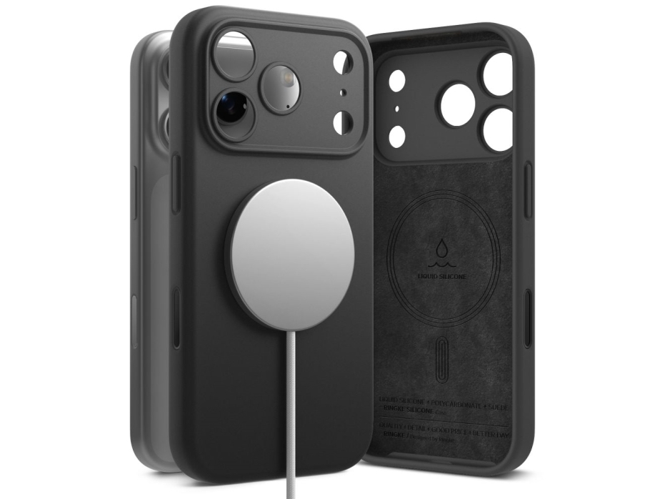 Ringke Silicone Magnetic Magsafe Iphone 18 Pro Black