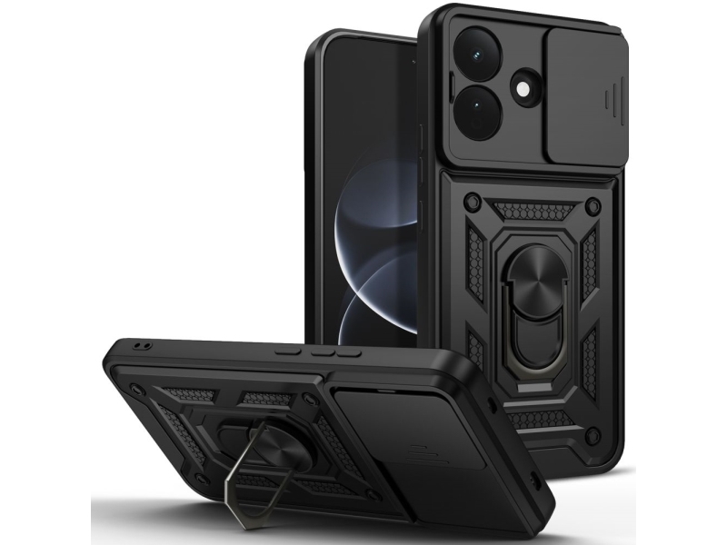 Tech-Protect Camshield Pro Case For Xiaomi Redmi Note 17 Pro 5G - Black