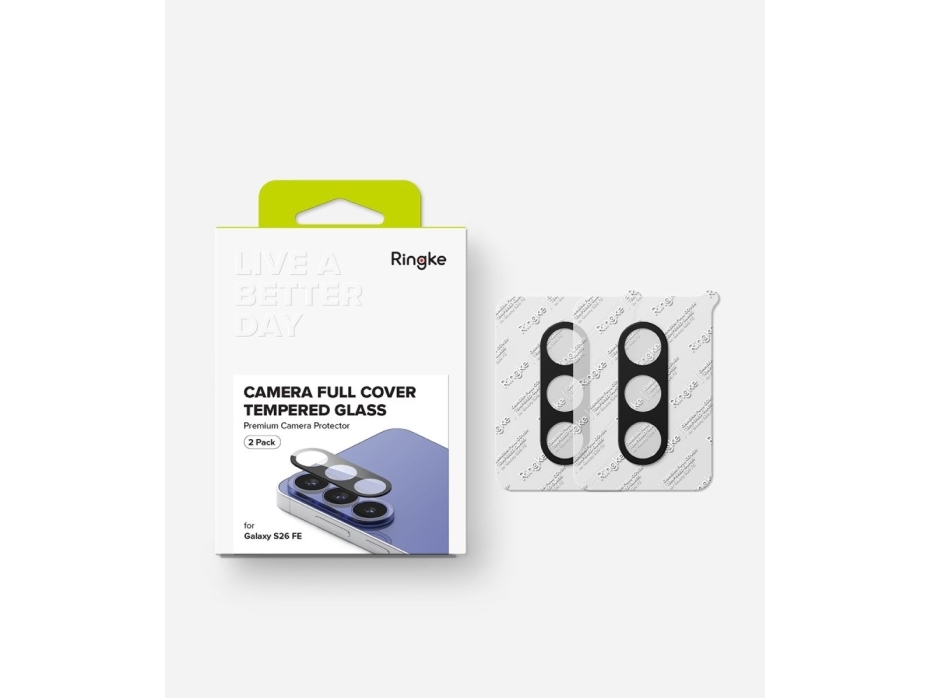 Ringke Oslona Aparatu Ringke Camera Full Cover 2-Pack Galaxy S26 Fe Black