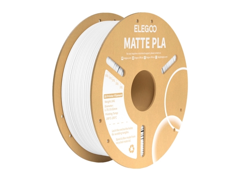 Pla Matte Elegoo Filament (White)