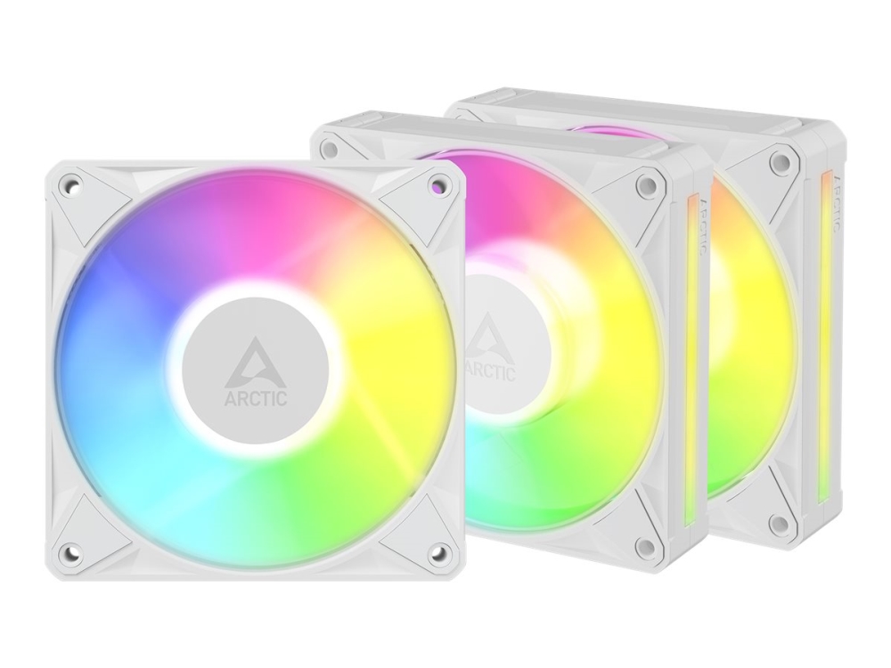 ARCTIC BioniX P12 A-RGB – Fläktmodul – 120 mm – vit (3-pack)