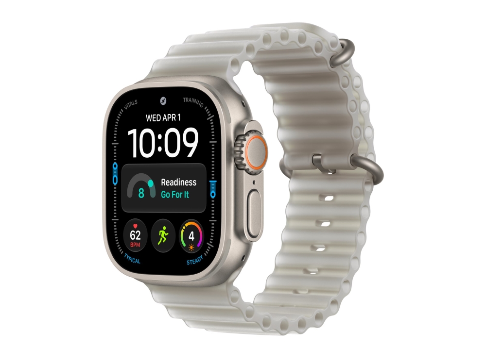 Apple Watch Ultra 4 smartklocka 49 mm GPS + Cellular transparent gr&aring; Ocean Band