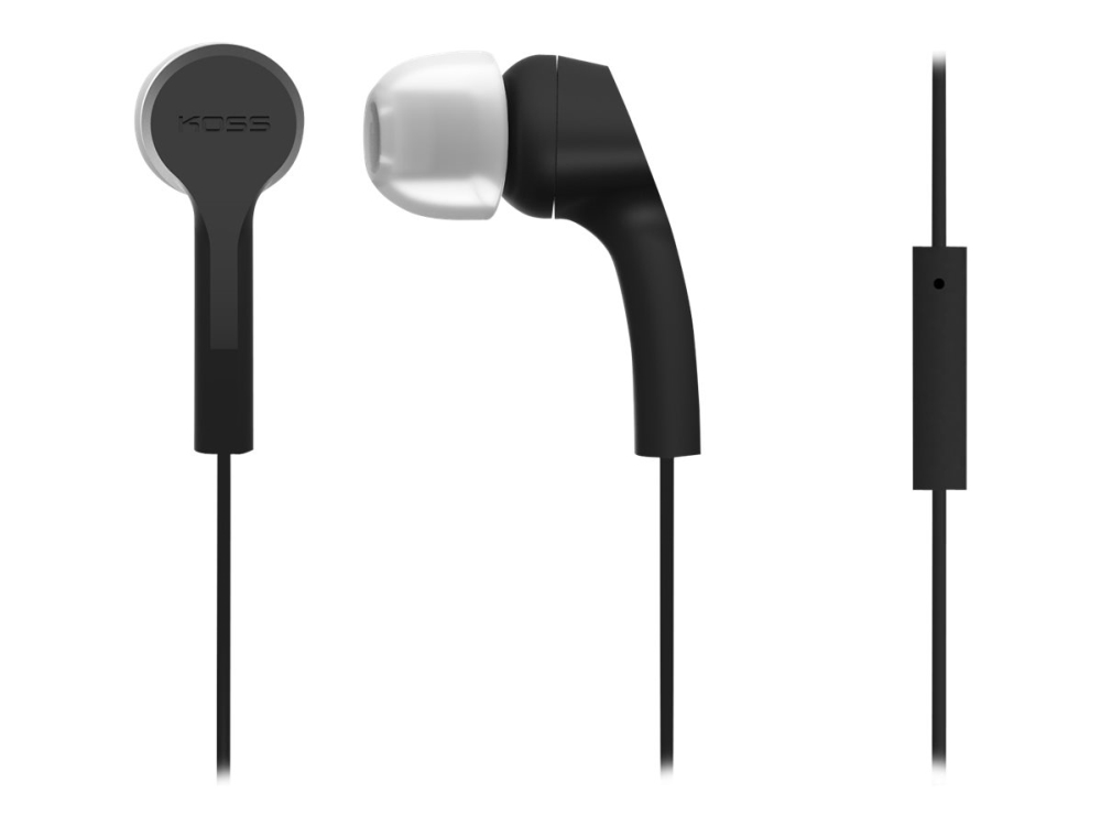 Koss Keb9i, Kopfhörer, Im Ohr, Calls/Music, Schwarz, 1,2 M, 110 Db