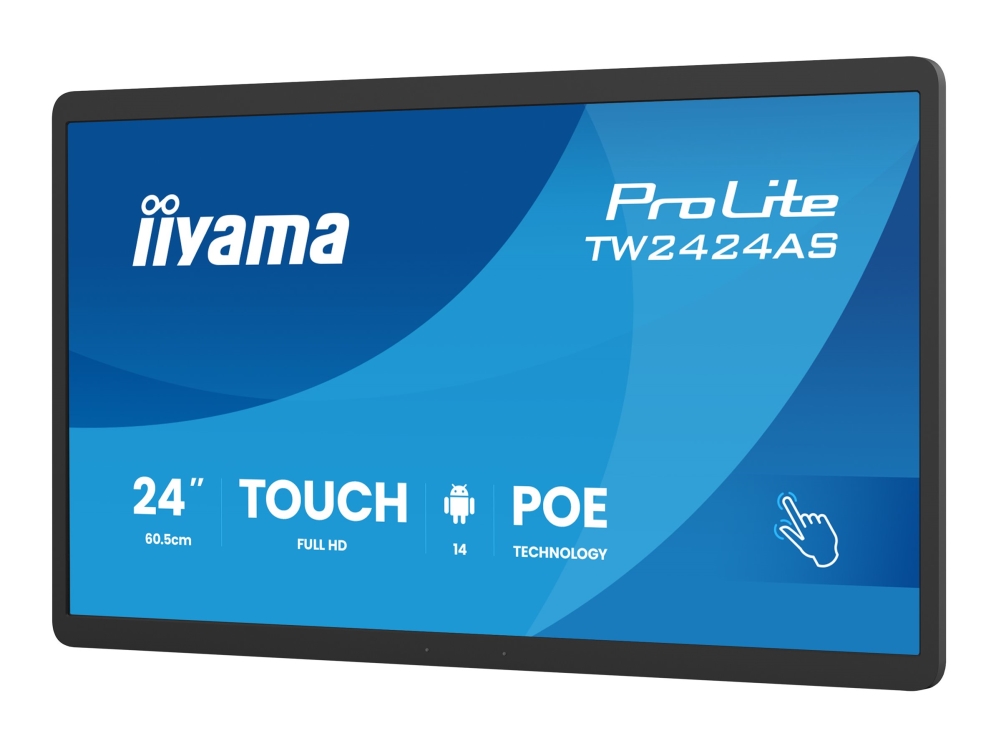 Iiyama Prolite Tw2424as-B3p - Android Pc - Touch Panel Pc 1 Rk3576 - Ram 4 Gb - Ssd - Emmc 32 Gb - Mali-G52 Mc3 - Gigabit Ethernet, Ieee 802.11Ax (Wi