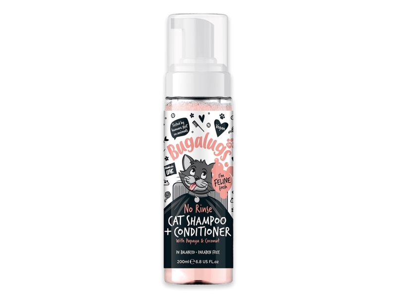 Bugalugs Skumfri Shampoo og Balsam med Papaya & Kokos (200ml)