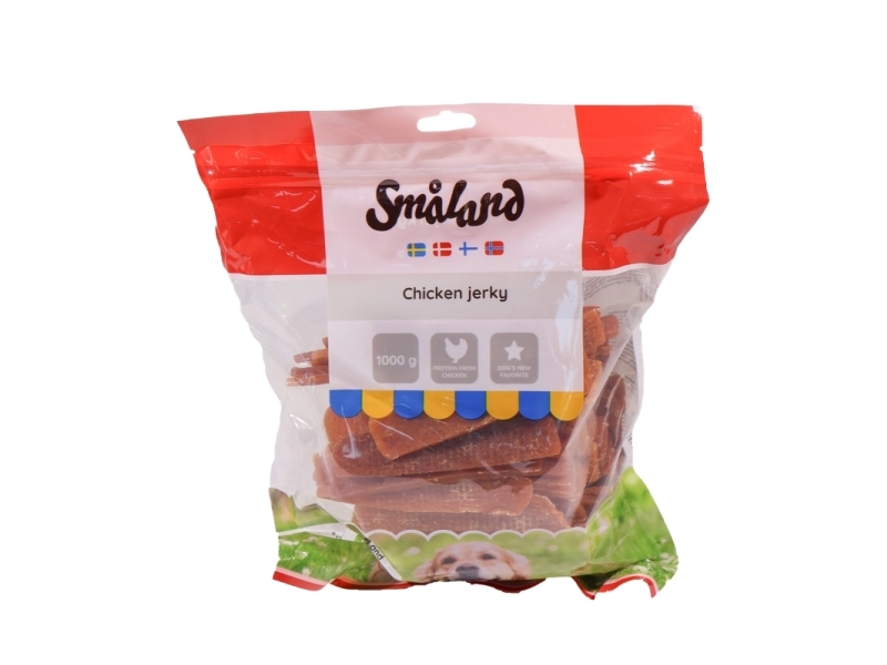 Småland Hähnchen-Jerky-Hundesnacks 1 Kg