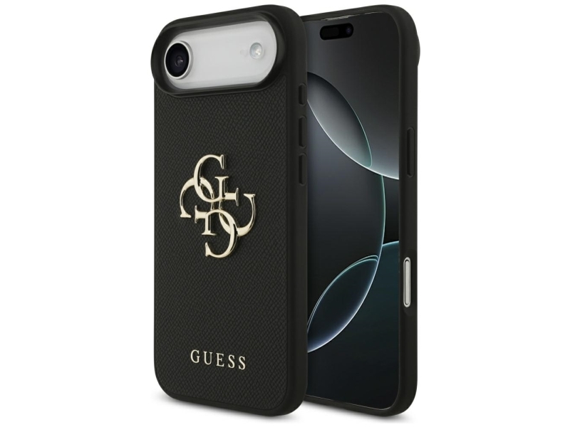 Guess Kortholder/Etui Grained Big 4G & Classic Logo Til Iphone Air - Sort