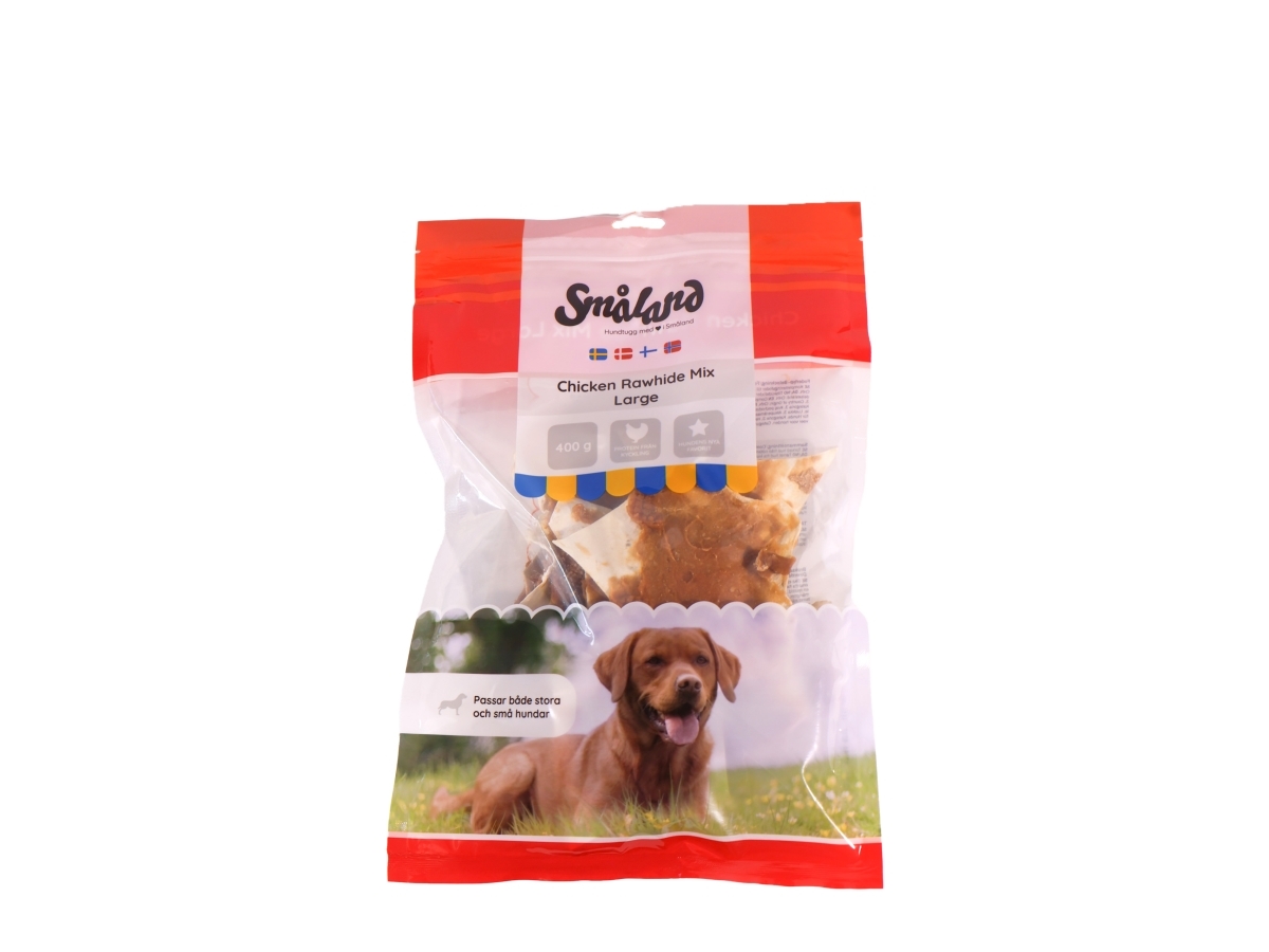 Småland Chicken Rawhide Mix Large 400 G