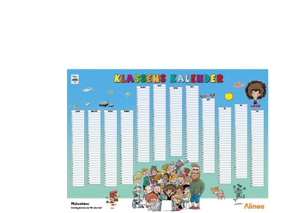 Molevitten, Klassens Kalender |