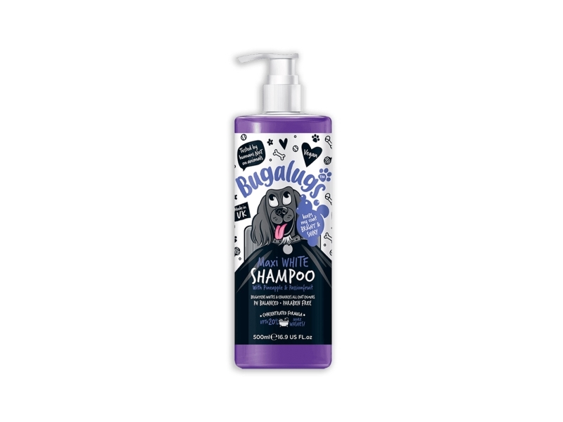 Bugalugs Maxi White Shampoo med Ananas & Passionsfrugt (500ml)